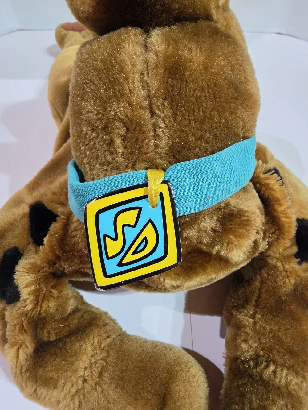 Vintage 2000s Scooby-Doo Jumbo Laying Plush with Sound Tested